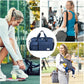 FIORETTO Women's Gym Duffle Bag with Shoes Compartment, 37L Capacity, Ideal for Travel, Gym, Sports, Duffel, Weekender