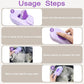 Cat Steam Brush for Shedding, 2025 New 4 in 1 Rechargeable Steam Pet Brushes for Cats & Dogs, Indoor Anti-static Pets Brush for Massage, Cleaning, Shedding & Combing Hair (Purple)