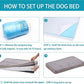 Orthopedic Memory Foam Bed for Large Dogs, Waterproof Cooling Pet Mats for Crate with Removable Washable Cover,Ideal for Arthritic Dogs (Large plus-36"x 27" x 3", Short Plush)