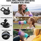 Insulated Water Bottle 87 oz, Triple Wall Vacuum Stainless Steel (Cold for 48 Hrs), Leak Proof & Non-BPA, Modern Water Flask Jug with Paracord Handle & Straw Spout Lids, Hydrangea