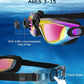 Kids Swim Goggles, Swimming Goggles for Kids Toddlers 3-14 with Swim Cap, Nose Clip, Nose Bridge, Ear Plugs
