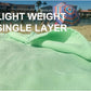 4’9” x 6’3” White Lightweight Water-Resistant Canvas Mat – Picnic, Outdoor, Beach, Park, Camping, Toy Mat