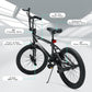 67i Boys BMX Bike 18/20 Inch Ages 8-12 Kids Bicycle with Front Rear U Brake Adjustable Seat Iron Fork 2.09" Wide Tires