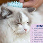 Furr&Purr Cat Brush, Scratcher, and Massager - Indoor Cat Calming Care with Face Scratcher, Finger Brush (3-Pack, Made in USA)