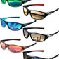 Frienda 6 Pack Polarized Sport Sunglasses for Men Multipack Fit over Glasses Pack Lot Set Men's Sport Fishing Eyeglasses