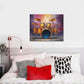 Music Wall Art Graffiti Musical Instruments Canvas Wall Decor Drum Pictures Painting Print Artwork Framed Decorations Gifts for Drummers Music Lover Studio Bar Musician Home Bedroom Living Room 16"x20"