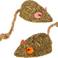 SmartyKat Instincts Mouser Mayhem HappyNip Cat Toy, Compressed Catnip & Silverine-Shaped Mice, Mentally Stimulating, Durable & Less Mess, 2-Pack