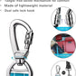 AUBELL Dog Seat Belt for Car,Updated 3-in-1 Adjustable Reflective Bungee Heavy Duty Dog Car Harness Tether with Clip Hook Latch & Buckle,Swivel Zinc Alloy Carabiner,Blue