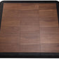 Big Floors 3X3DKMAPLEFLOOR Interlocking Lightweight Plastic Modular Dance Floor Kit (3' x 3'), Dark Maple, 21 Piece