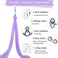 Aerial Silks Yoga Swing Set - 9/11 Yards Aerial Yoga Hammock Kit Anti-Gravity Flying for Fitness, Low/Non Stretch Nylon Tricot Fabric Hardware Included for Dance
