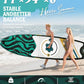 11'Stand Up Paddle Boards Surf Control with Premium SUP Board Accessories Backpack & Removable Fins, 34" Wide Inflatable Paddle Boards of All Skill Levels