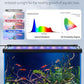 Pawfly 14W Aquarium LED Light for 18 to 24 Inch Fish Tanks Extendable Fish Tank Light with Full Spectrum Brilliant White Blue Red Lights with Daytime & Night Modes and Adjustable Brightness