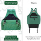 Roo Gardening Apron with Pockets & Harvesting, Picking Pouch - Adjustable, Water-resistant, Washable Canvas Cotton