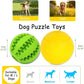 Dog Puzzle Toy, Treat and Dental Balls, Interactive Treat Dispensing Toy for Dogs, Durable Puppy Toys for Teething Small Dogs, Rubber Teeth Balls, Slow Feeder, 2-Pack (Medium Large)
