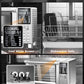 Nuwave Bravo XL Pro Air Fryer Toaster Oven with Grill Combo, 2025 New Ultra-Fast Convection System, 35% Crispier, 2X More Even, 142 Presets, 50-500F, Smarter Probe, PFAS Free, 30QT, Stainless Steel