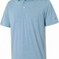 Mens Golf Shirt Moisture Wicking Dry Fit Performance Sport Short Sleeve Striped Golf Polo Shirts for Men