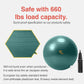 Exercise Ball for Balance Stability Fitness Workout Yoga Pilates at Home Office & Gym Birthing Ball for Pregnancy, Office Ball Chair
