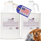 Dog & Cat Ear Cleaner Solution with Aloe Vera & Tea Tree Oil – Removes Itchy Ear Wax, Debris, Odor – Ears Wash, Drops & Flush for Pets, Dog Ears Cleaning, Cat Cleaner, 16 oz- 2 Gallons