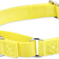 Hyhug Pets Premium Upgraded Heavy Duty Nylon Anti-Escape Pup Martingale Collar for Boy and Girl Dogs Comfy and Safe - Professional Training, Daily Use Walking. (Small, Illuminating Yellow)