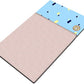 GuineaDad Premium Liner – Fleece Guinea Pig Cage Liner – Ultra-Plush Reusable Fleece Bedding with Waterproof Bottom – Extra Absorbent Liner for 2x4 C&C Cage (Rainy Day)