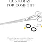 Tweezerman 9" Pet Grooming Scissors with Safety Round Tips, Professional Curved Grooming Shears for Medium to Large Dogs