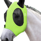 Harrison Howard Super Comfort Stretchy Fly Mask Large Eye Space with UV Protection Soft on Skin with Breathability Fluro Lime Full Size