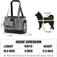Cat Carrier, Dog Carrier, Pet Carrier, Foldable Waterproof Premium PU Leather Oxford Cloth Dog Purse, Portable Bag Carrier for Small to Medium Cat and Small Dog - Black White Stripes New