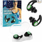 Hearprotek 2 Pairs Ear Plugs for Swimming Adults, Reusable Custom-fit Swim Water earplugs Men Women for Swimmers Shower Pool Bath Surfing Kayaking Canoeing(Black)
