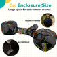 LUCKITTY Outdoor Rainbow Cat Enclosures Playground,Outside House for Indoor Cats Include Portable Tent, 3 Way with 2 Cube Tunnel, for Kitty and Small Animals,Within Storage Bag