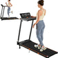Foldable Treadmill with Incline Treadmill with Home Removable Desk Workstation 3.0 HP 3 in 1 Folding Small Compact Walking Treadmills 300 Lbs Capacity for Home Office