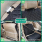 Waterproof Front Seat Cover Dog Car Seat Covers Nonslip and Full Protection with Side Flaps Fits Most Cars, Trucks, SUVs(Black, 1Pack)