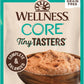 Wellness CORE Tiny Tasters Wet Cat Food, Complete & Balanced Natural Pet Food, Made with Real Meat, 1.75-Ounce Pouch, 12 Pack (Adult Cat, Tuna & Salmon Pate)