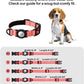 TagME Airtag Dog Collar,Waterproof Reflective Pet Collar with Airtag Holder,Soft Padded and Double D-Rings for Puppy,Baby Pink
