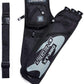 LEGEND XT320 Archery Quivers - Nylon Hip Quivers with 3 Arrow Tube Cases for Target Shooting - Adjustable Waist Belt, T-Slot, Storage Compartments for Accessories, Gear, Tools, Release Tab, Score Card