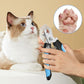 VIWIK Dog Nail Trimmers for Large Medium Dogs, Cats, Professional Dog Nail Clippers with File Quick Sensor & Safety Guard to Avoid Overcutting, Pet Claw Paw Clipper for Grooming with Toenail File Blue
