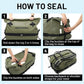 MIER Large Waterproof Duffel Bag Rolltop Dry Backpack Duffle Bags for Kayaking, Rafting, Boating, Swimming, Camping, Travel, Gym, Beach, 60L/80L
