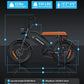 Electric Bicycle for Adults - 20”x 4”Fat Tire, Peak 1000W Motor, 7 Speed Electric Motorcycle Bicycle, 48V/18.2AH Detachable Battery Long Seat Electric Bike,Up to 28MPH/30-60Miles Electric Dirt Bike