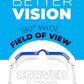 AqtivAqua Swimming Goggles, DX Wide View Swim Goggles for Adult Men Women, Anti Fog No Leaking