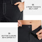 Libin Mens Golf Pants Stretch Work Dress Pants 30"/32"/34" Quick Dry Lightweight Casual Comfy Trousers with Pockets