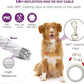 360° Swivel Dog Tie Out Cable and Stake - 2025 Upgrad Stainless Steel Dog Stake Dog Anchor for Small to Large Dogs - No Tangle Reflective Run Cable for Yard (Silver 10 ft Cable)