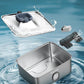 Kastty 15L/3.96 Gal Stainless Steel Dog Water Bowl Dispenser, Large Capacity Dog Water Fountain Quiet LED Light Triple Filtration BPA-Free, Automatic Pet Water Fountain Easy Cleaning for Pet FS76