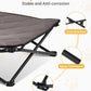KingCamp Elevated Dog Bed for Small Dogs, Outdoor Raised Cooling Pet Cot Bed with Washable Breathable Mesh & No-Slip Feet Perfect for Camping, Backyard, Indoor Use (S, Black)