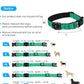 Upgraded AirTag Dog Collar, IP68 Waterproof Air Tag Dog Collar Holder, Reflective, Ultra-Durable, Comfortable Padded, Heavy Duty Dog Collars for Small Medium Large Dogs (XL (15.6"-22"), Teal)