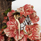 Reptile Plants for Terrarium, Amphibian Habitat Decor Artificial Hanging Plants with Suction Cup - Fake Heuchera Micrantha Pink