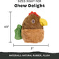 Barkbox Fowl Play Treat Dispensing Hard Core Plush Toy for Aggressive Chewers - Large