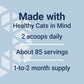Life Extension Cat Mix, cat Food Supplements, Heart Health, probiotics, L-arginine, Taurine, B12, folic Acid, Vitamin C, Vitamin E, Rosemary, Nutrient Absorption, Gluten-Free, Non-GMO, 85 Servings