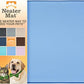 Neater Pet Brands Neater Mat Pet Mats for Food and Water, Cat & Dog Bowl Mat Waterproof Silicone, Feeding Tray, Dog Food Mats for Floors, Placemat w/Raised Edge for Under Bowls, 16” x 10”, Light Blue