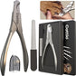 Dog Nail Clippers - All Steel Material, Built-in Spring,Heavy Duty Dog Nail Trimmer Full Metal Razor Sharp Professional for All Dogs Cats with Thick Toena,Dog Nail Trimmers