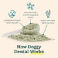 WOOF Dental Kit- Includes Pupsicle Dog Toy, Treat Tray, Shaker Bottle, Chicken Pupsicle Pops, and Dog Teeth Cleaning Powder - Supports Oral Health for Dogs - XL