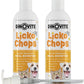 Dinovite Lickochops for Dog & Cat Supplement Enhanced with Omega-6, 3 Fatty Acids, Probiotics and Vitamin E, 16 oz with Pump